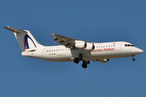 ZA-MAN - BAe 146-300 - Albanian Airlines - AYT - 26-08-2011