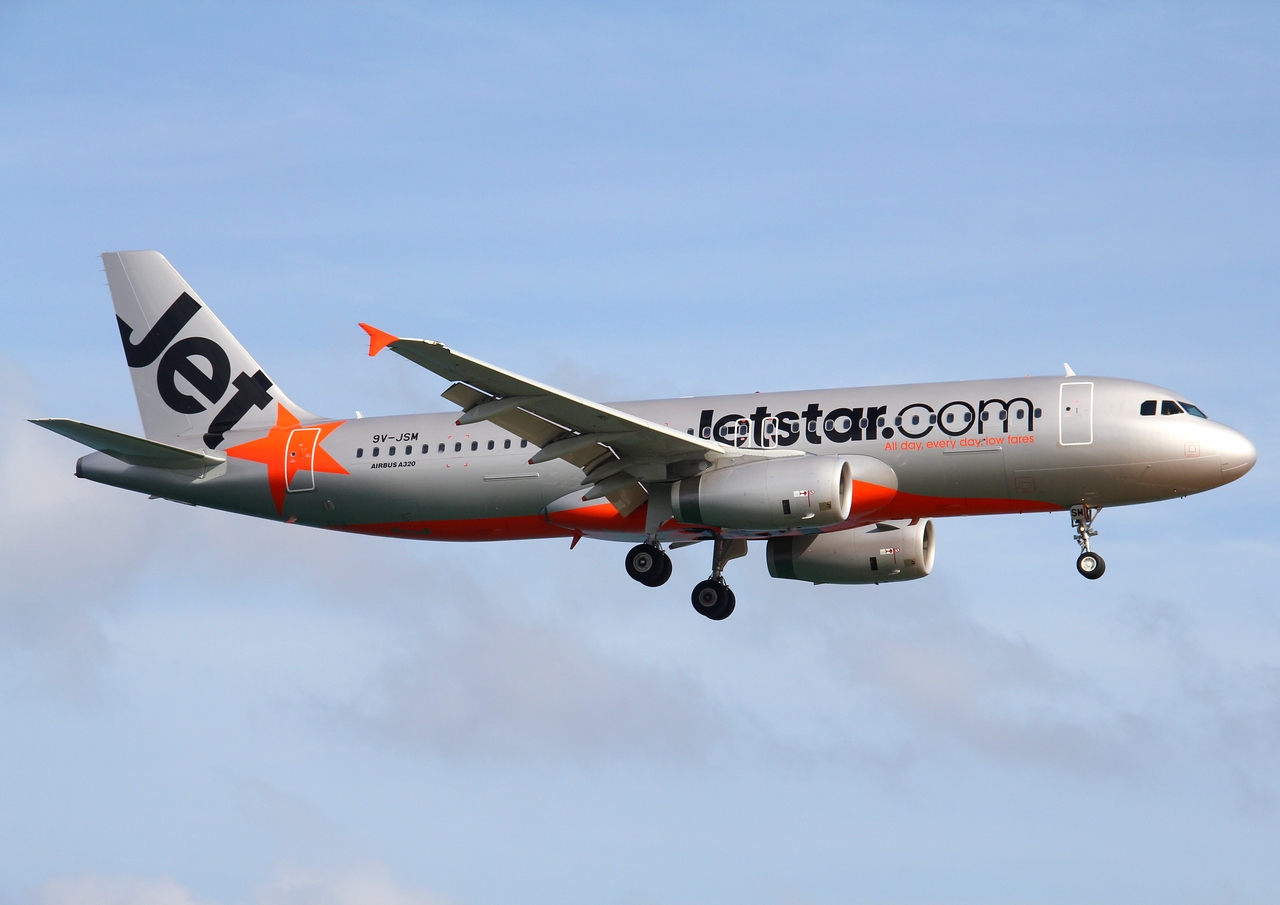 9V-JSM - A320-232 - Jetstar Asia - HKT - 03-02-2012
