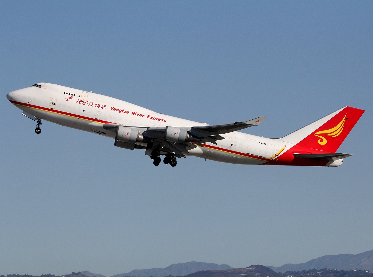 B-2435 - 747-481D - Yangtze River Express - LAX - 04-03-2012