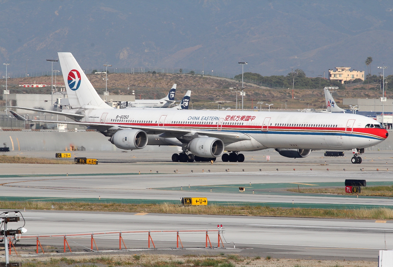 B-6050 - A340-642 - China Eastern Airlines - LAX - 10-03-2012
