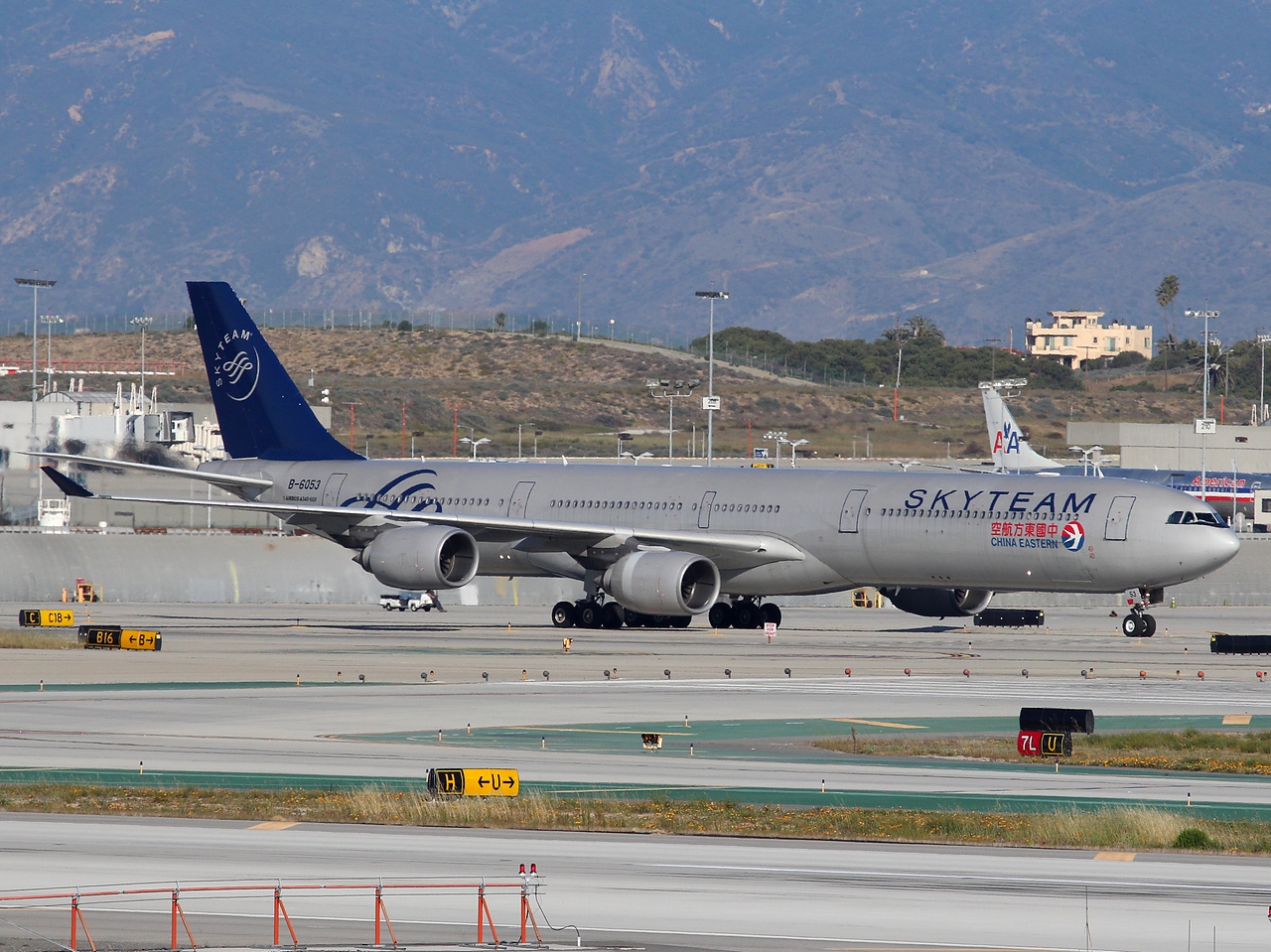 B-6053 - A340-642 - China Eastern Airlines - LAX - 04-03-2012