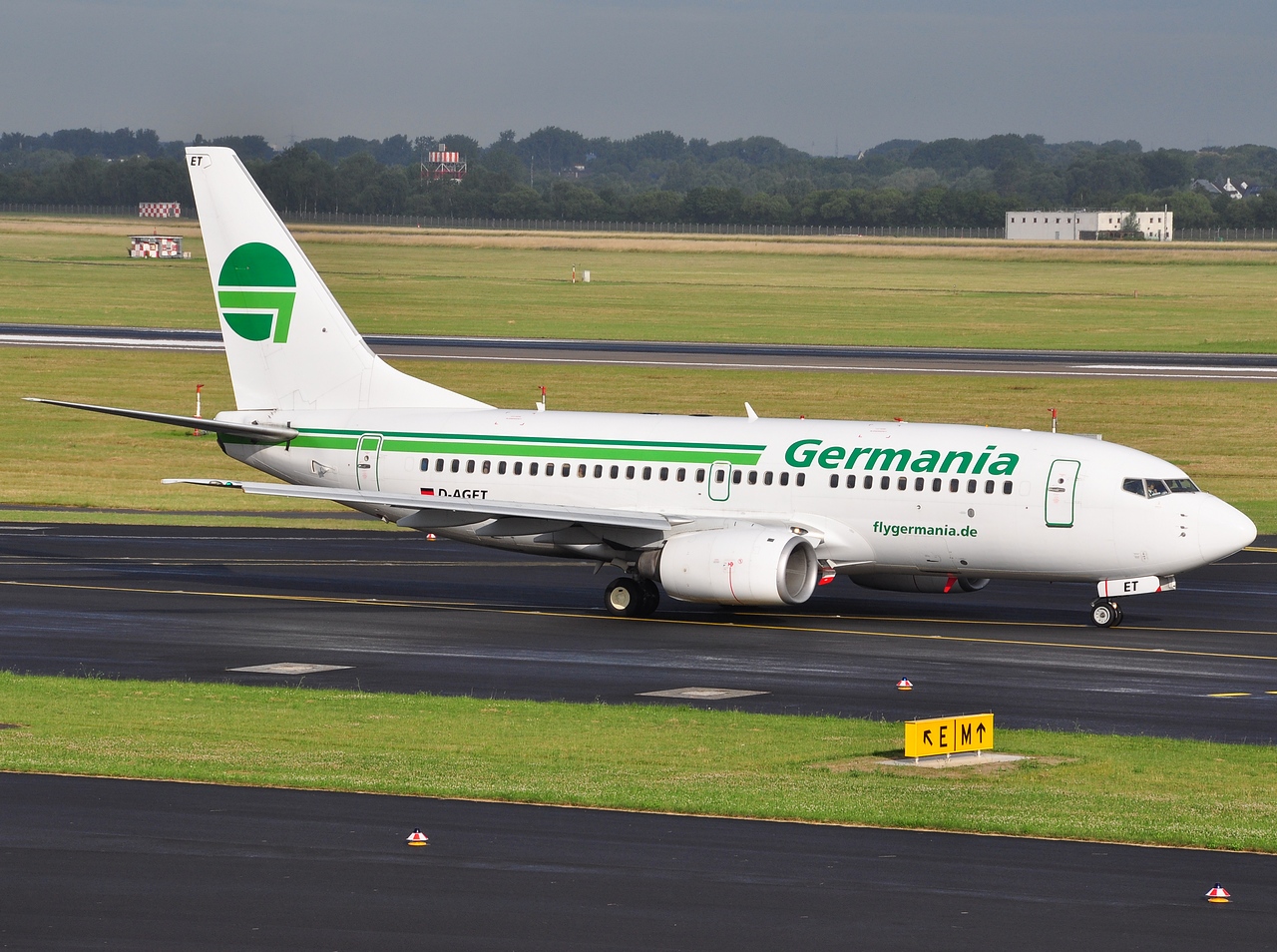 D-AGET - 737-75B(WL) - Germania - DUS - 07-07-2012