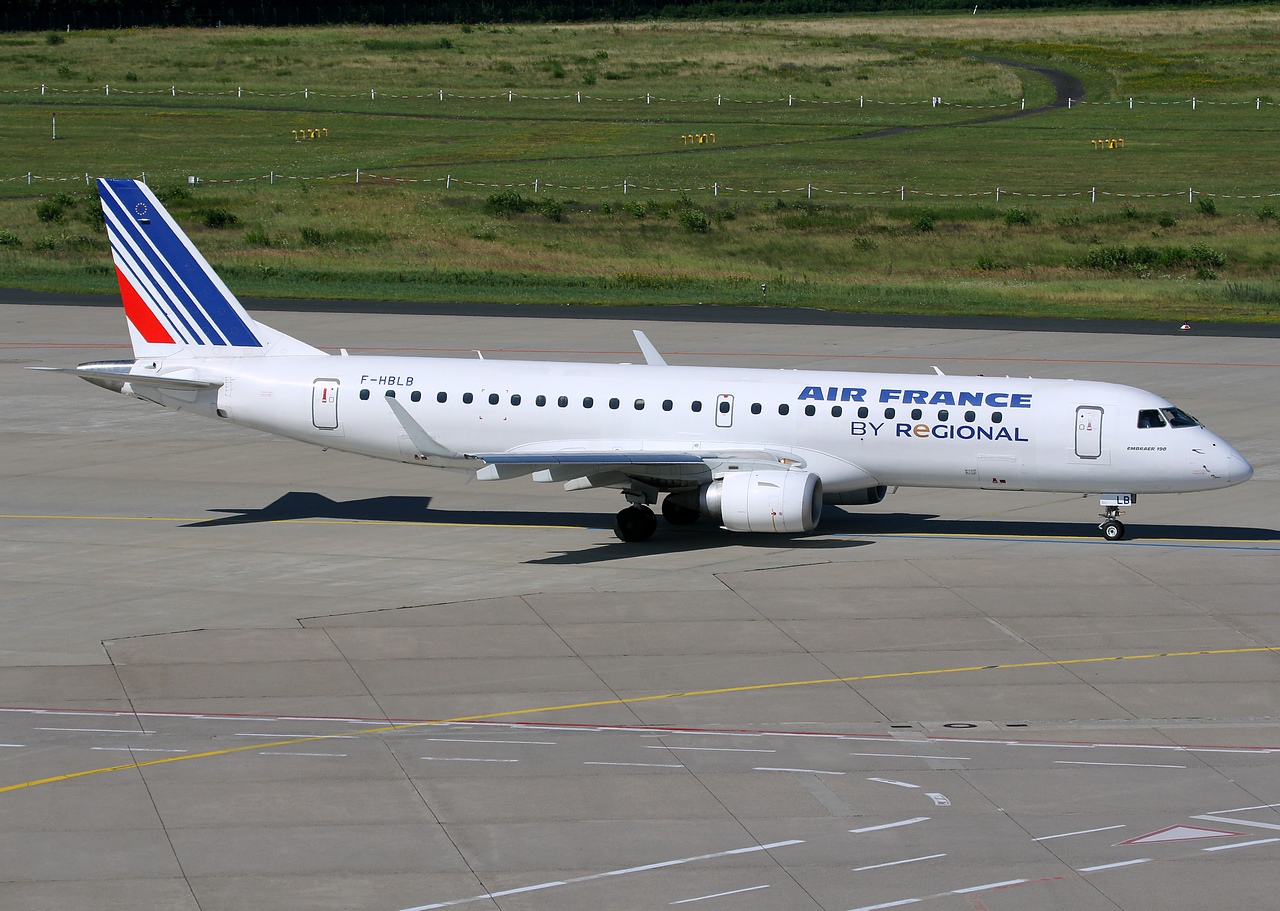 F-HBLB - ERJ-190LR (ERJ-190-100 LR) - Air France - CGN - 01-08-2012