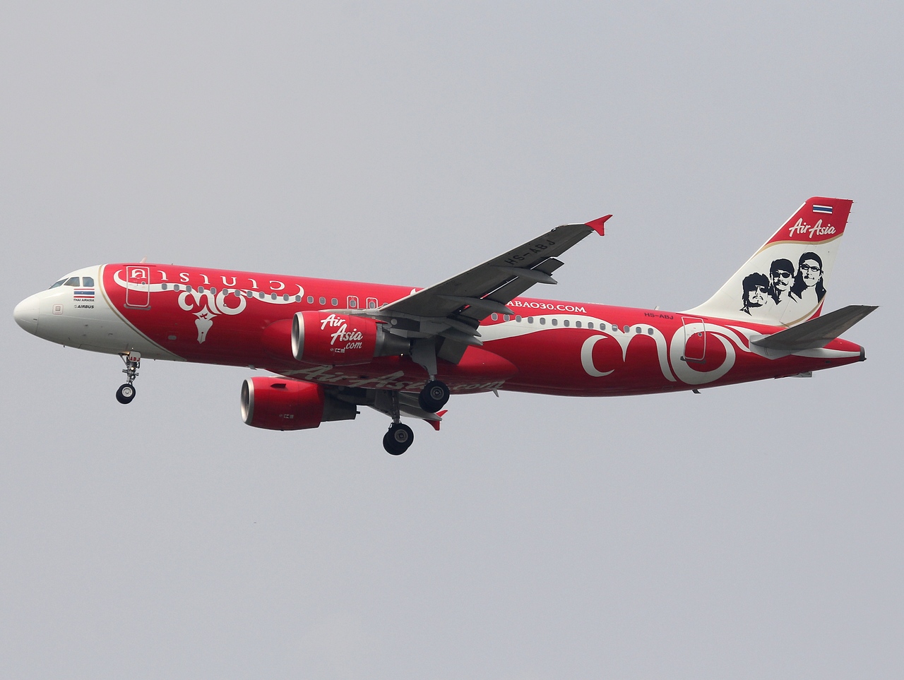 HS-ABJ - A320-216 - Thai AirAsia - BKK - 25-01-2012