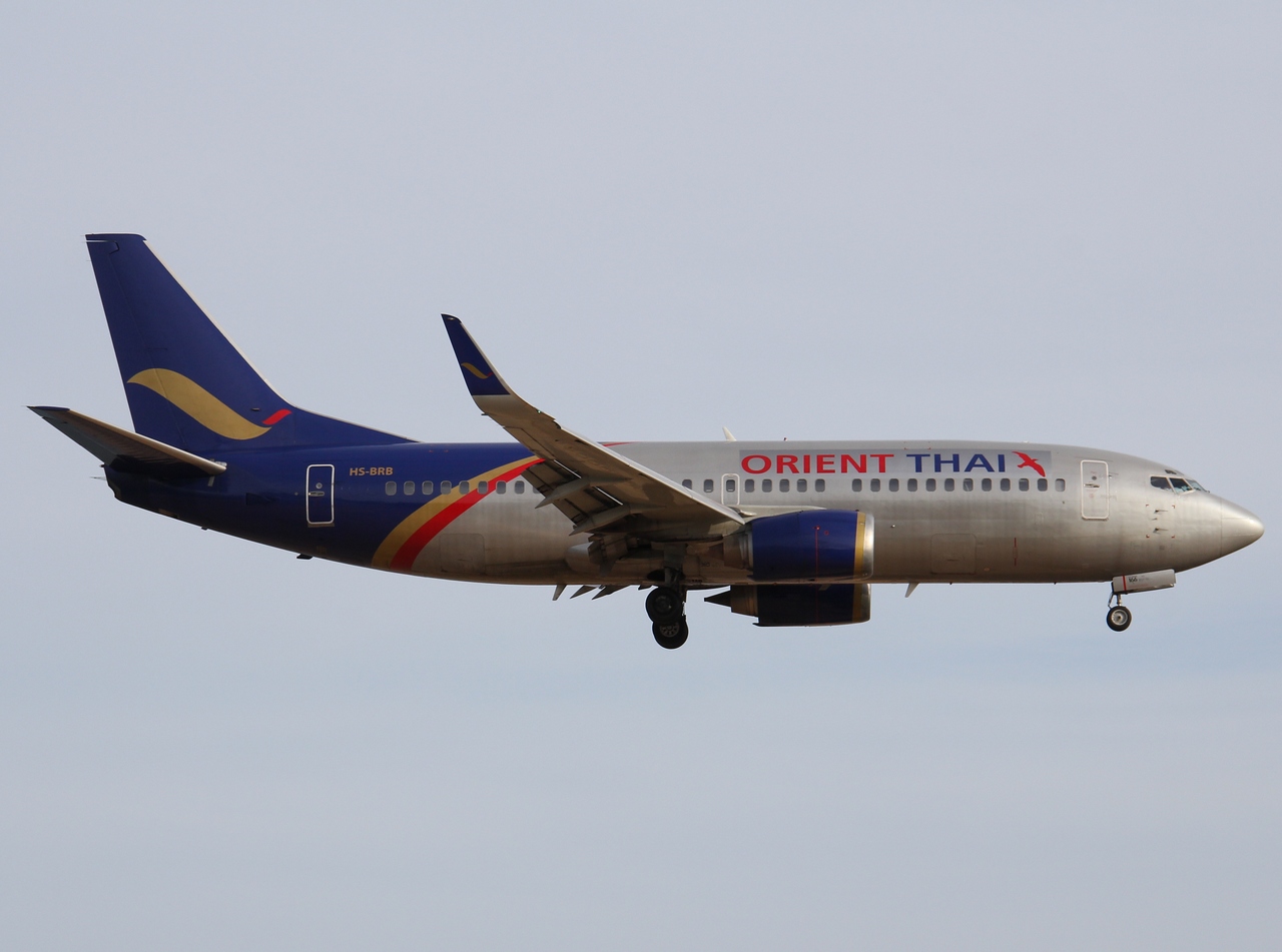 HS-BRB - 737-3T0(WL) - Orient Thai Airlines - HKT - 01-02-2012