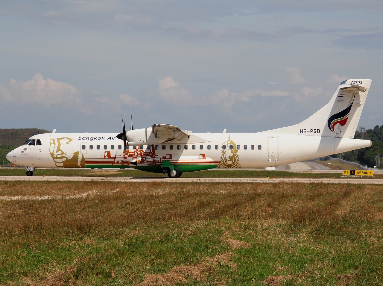 HS-PGD - ATR 72-500 (72-212A) - Bangkok Airways - HKT - 29-01-2012
