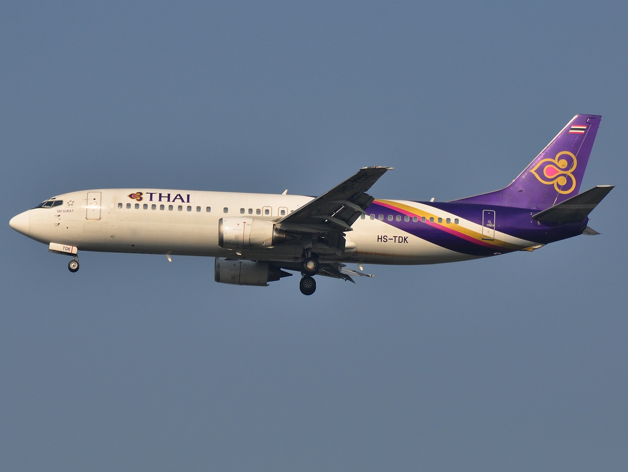 HS-TDK - 737-4D7 - Thai Airways International - BKK - 25-01-2012
