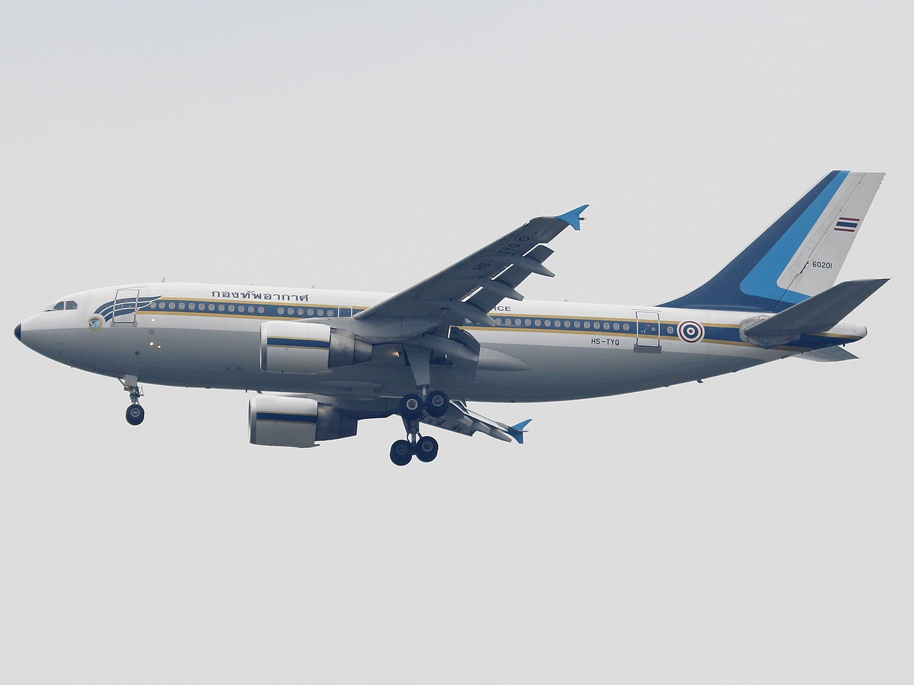 HS-TYQ - A310-324 - Royal Thai Air Force - BKK - 27-01-2012