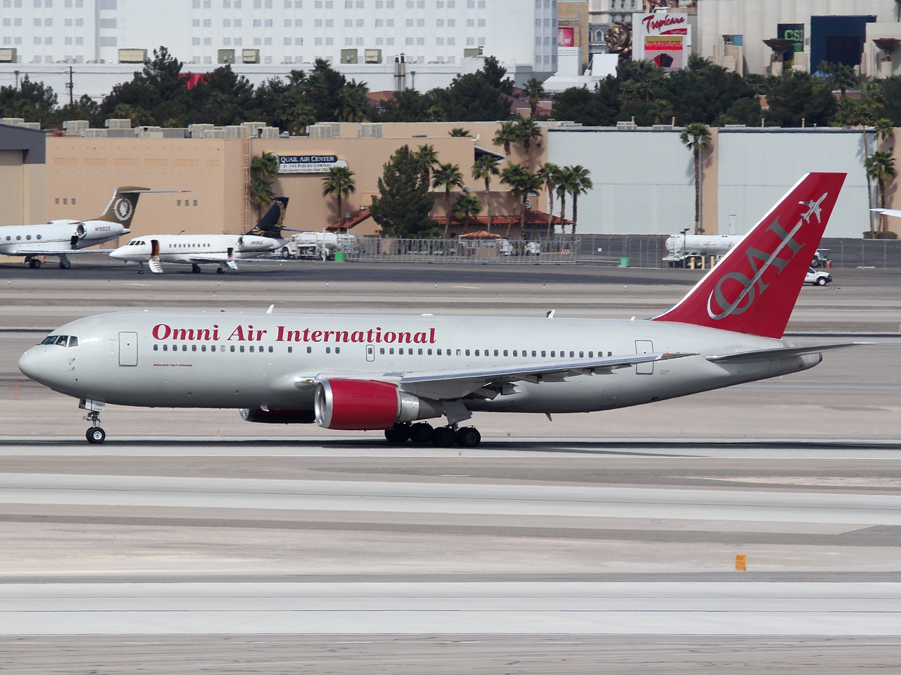 N225AX - 767-224(ER) - Omni Air International - LAS - 12-03-2012