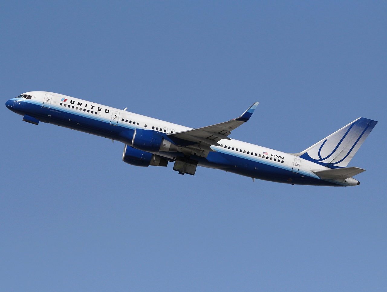 N502UA - 757-222(WL) - United Airlines - LAX - 04-03-2012