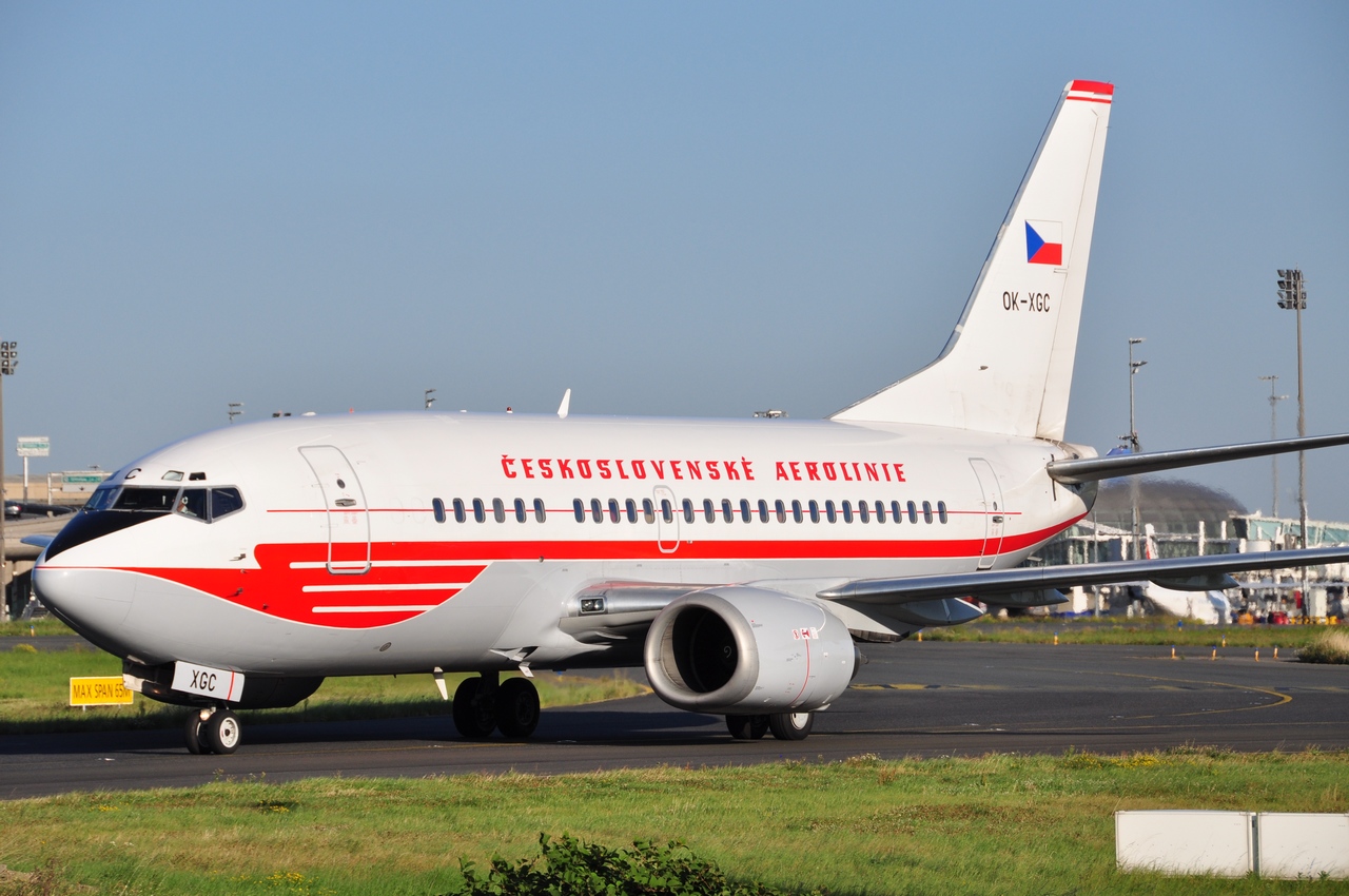 OK-XGC - 737-55S - CSA Czech Airlines - CDG - 10-08-2012