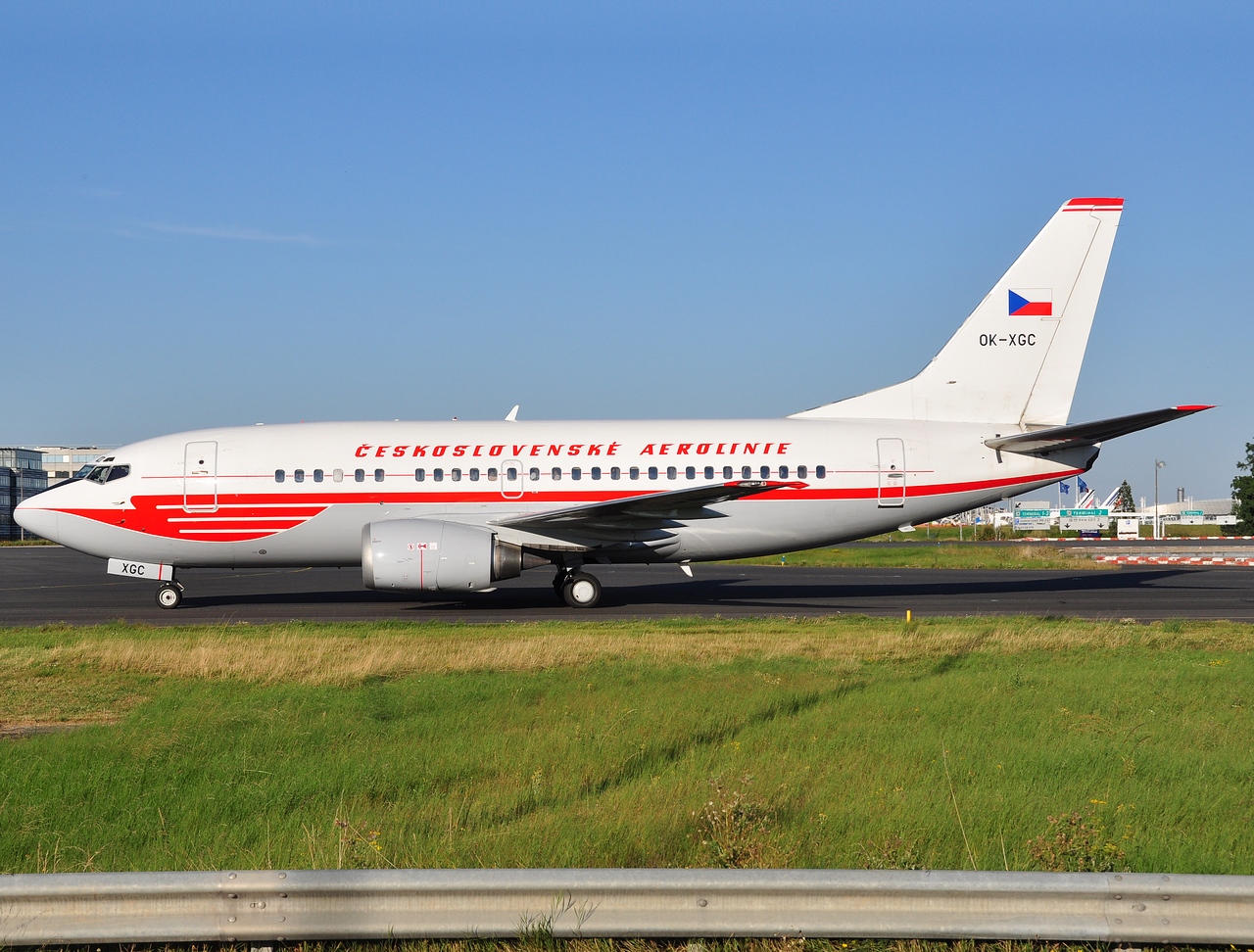 OK-XGC - 737-55S - CSA Czech Airlines - CDG - 10-08-2012b
