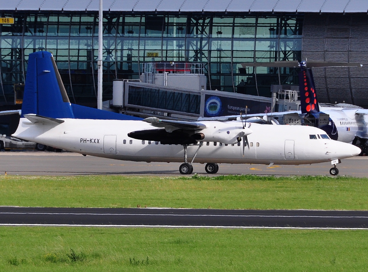 PH-KXX - Fokker 50 - Denim Air - BRU - 12-07-2012
