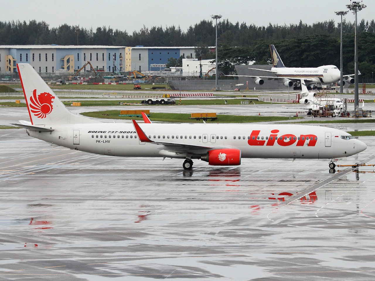 PK-LHV - 737-9GP(ER)(WL) - Lion Air - SIN - 31-01-2012