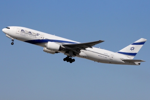 4X-ECC - 777-258(ER) - El Al Israel Airlines - LAX - 04-03-2012