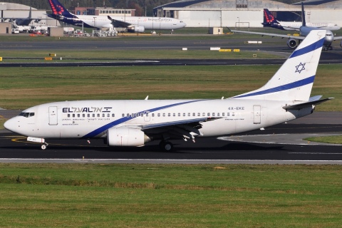 4X-EKE - 737-758 - El Al Israel Airlines - BRU - 28-10-2012