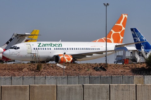 9J-ZJB - 737-5Y0 - Zambezi Airlines - JNB - 29-05-2012