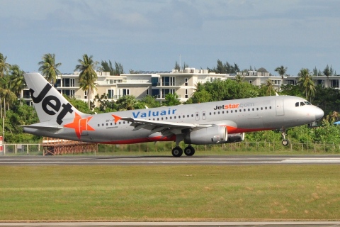 9V-JSH - A320-232 - Jetstar Asia - HKT - 31-01-2012