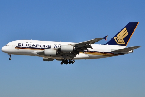 9V-SKH - A380-841 - Singapore Airlines - LAX - 08-03-2012