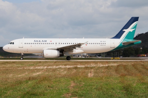 9V-SLG - A320-232 - SilkAir - HKT - 13-02-2012