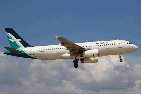 9V-SLK - A320-233 - SilkAir - HKT - 29-01-2012