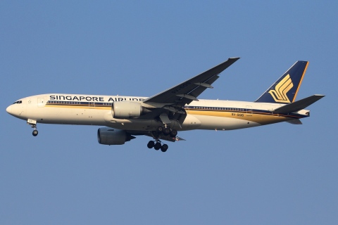 9V-SQG - 777-212(ER) - Singapore Airlines - BKK - 25-01-2012