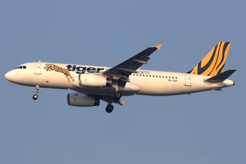 9V-TAP - A320-232 - Tiger Airways - BKK - 25-01-2012