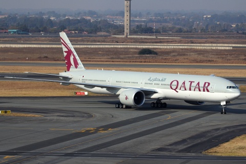 A7-BAL - 777-3DZ(ER) - Qatar Airways - JNB - 31-05-2012