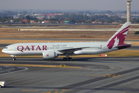 A7-BBA - 777-2DZ(LR) - Qatar Airways - JNB - 26-05-2012