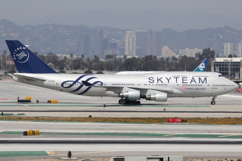 B-18206 - 747-409 - China Airlines - LAX - 10-03-2012