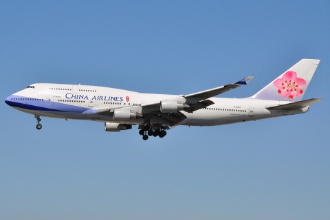 B-18207 - 747-409 - China Airlines - LAX - 08-03-2012