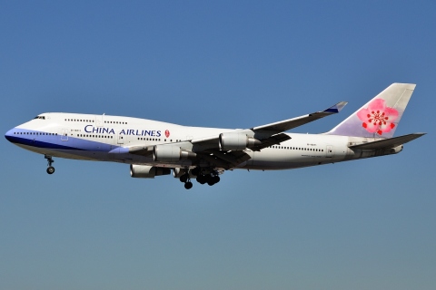 B-18211 - 747-409 - China Airlines - LAX - 09-03-2012