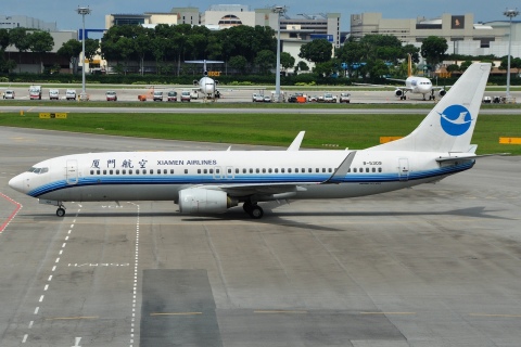 B-5309 - 737-86N(WL) - Xiamen Airlines - SIN - 31-01-2012