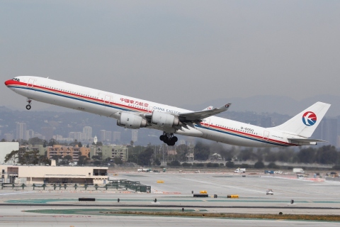B-6050 - A340-642 - China Eastern Airlines - LAX - 10-03-2012c