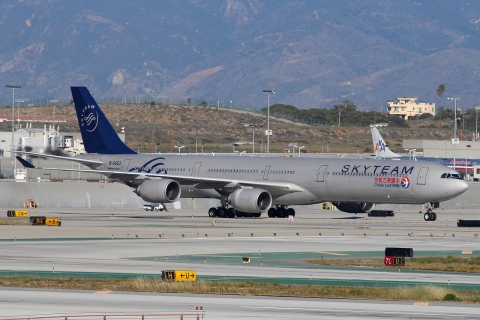 B-6053 - A340-642 - China Eastern Airlines - LAX - 04-03-2012