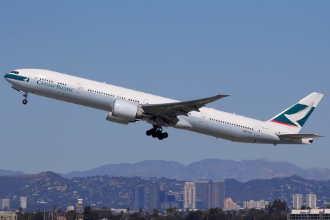 B-KPC - 777-367(ER) - Cathay Pacific Airways - LAX - 04-03-2012