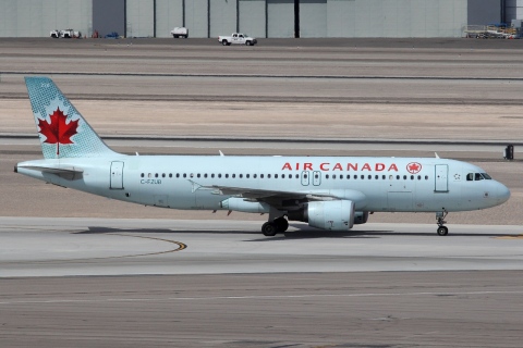 C-FZUB - A320-214 - Air Canada - LAS - 12-05-2012