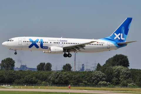 D-AXLG - 737-8Q8 - XL Airways Germany - DUS - 01-08-2012
