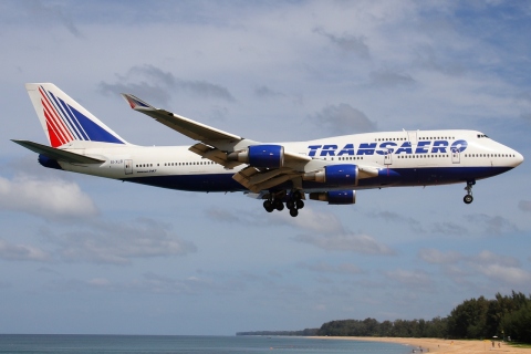 EI-XLB - 747-446 - Transaero Airlines - HKT - 01-02-2012