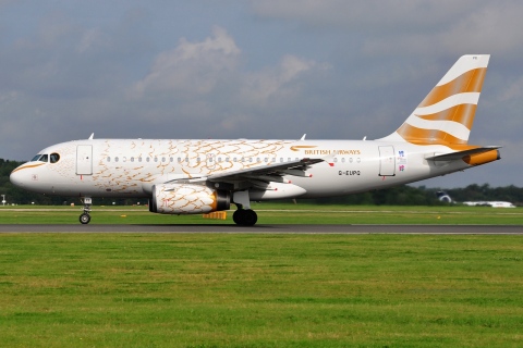 G-EUPG - A319-131 - British Airways - MAN - 24-08-2012