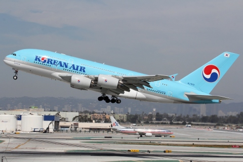 HL7613 - A380-861 - Korean Air Lines - LAX - 10-03-2012