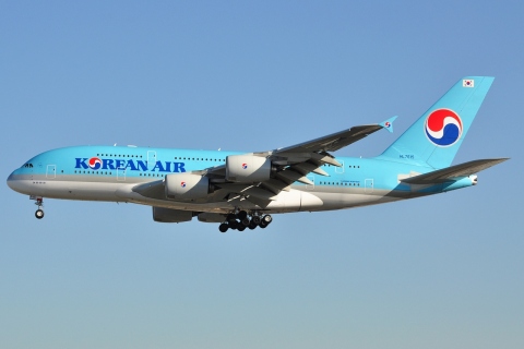 HL7615 - A380-861 - Korean Air Lines - LAX - 09-03-2012