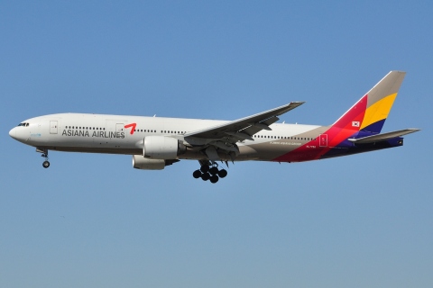 HL7756 - 777-28E(ER) - Asiana Airlines - LAX - 08-03-2012