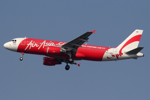 HS-ABA - A320-216 - Thai AirAsia - BKK - 25-01-2012
