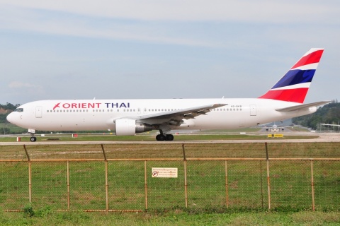 HS-BKB - 767-346 - Orient Thai Airlines - HKT - 03-02-2012
