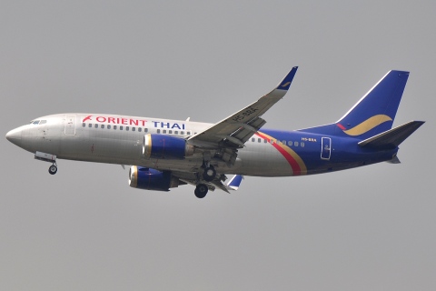 HS-BRA - 737-3T0(WL) - Orient Thai Airlines - BKK - 25-01-2012