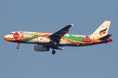 HS-PGU - A320-232 - Bangkok Airways - BKK - 25-01-2012