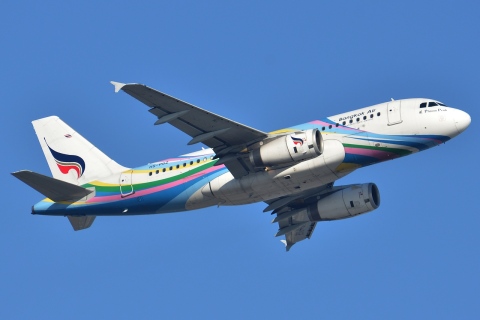 HS-PGZ - A319-132 - Bangkok Airways - BKK - 25-01-2012
