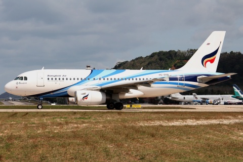 HS-PPB - A319-132 - Bangkok Airways - HKT - 01-02-2012