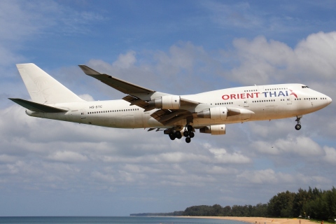 HS-STC - 747-412 - Orient Thai Airlines - HKT - 01-02-2012